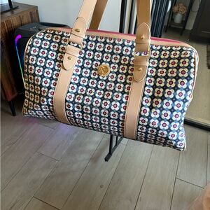 Spartina 449 Navy Floral Travel Bag